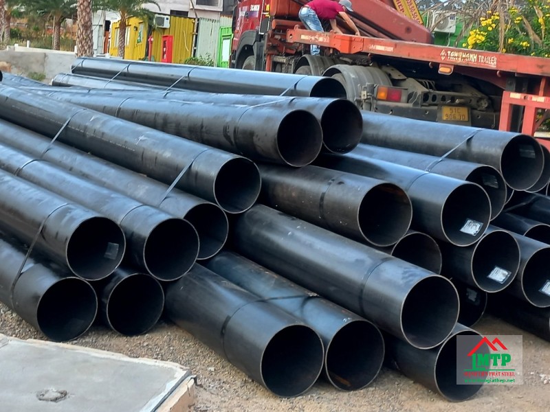 Ống thép đen cỡ lớn trong thực tế