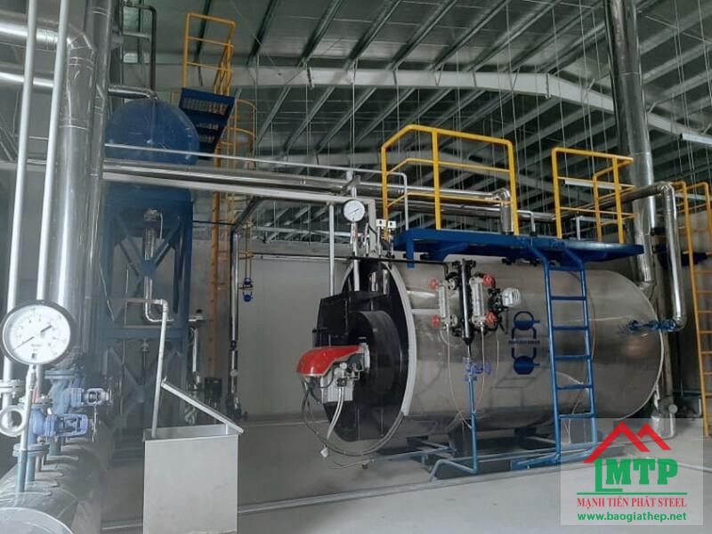 Sử dụng ống đúc phi 49 làm ống dẫn cấp hơi tại các nhà máy