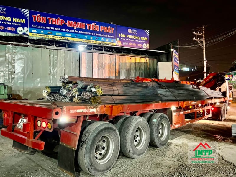 Cung cấp thép thanh vằn Việt Mỹ (số lượng 10 tấn) đến Khu đô thị Nam Cầu Phủ, Hà Tĩnh