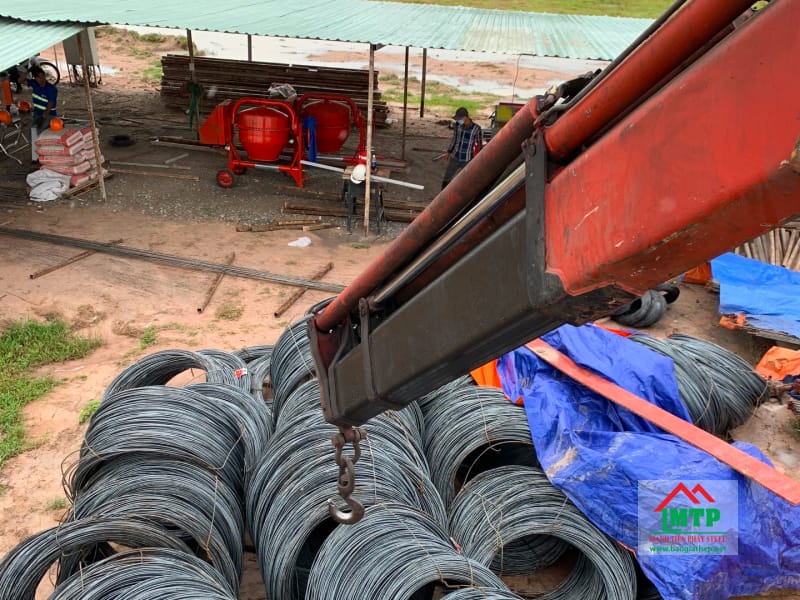 Cung cấp 10 cuộn thép tròn trơn Pomina đến Khu công nghiệp Phú Bình