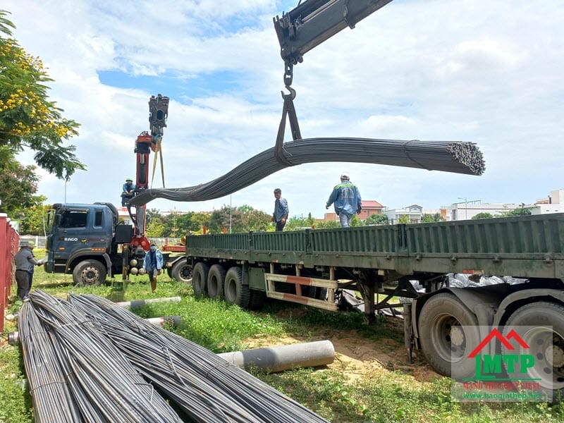 Cung cấp 15 tấn thép thanh vằn cho dự án xây dựng khu dân cư mới tại thị trấn Mỹ Xuyên, huyện Mỹ Xuyên, tỉnh Sóc Trăng.