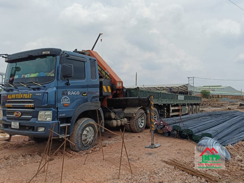 Cung cấp 300 cây thép thanh vằn Miền Nam đến Khu công nghiệp Khánh An, U Minh, Cà Mau