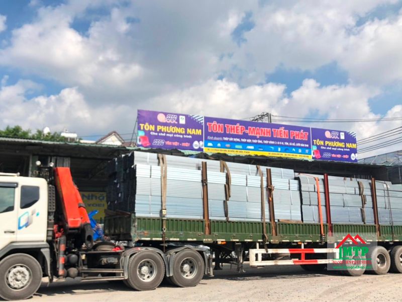 Tôn Thép MTP cung cấp thép hộp mạ kẽm chính hãng, giá tốt, CK 5 - 10%