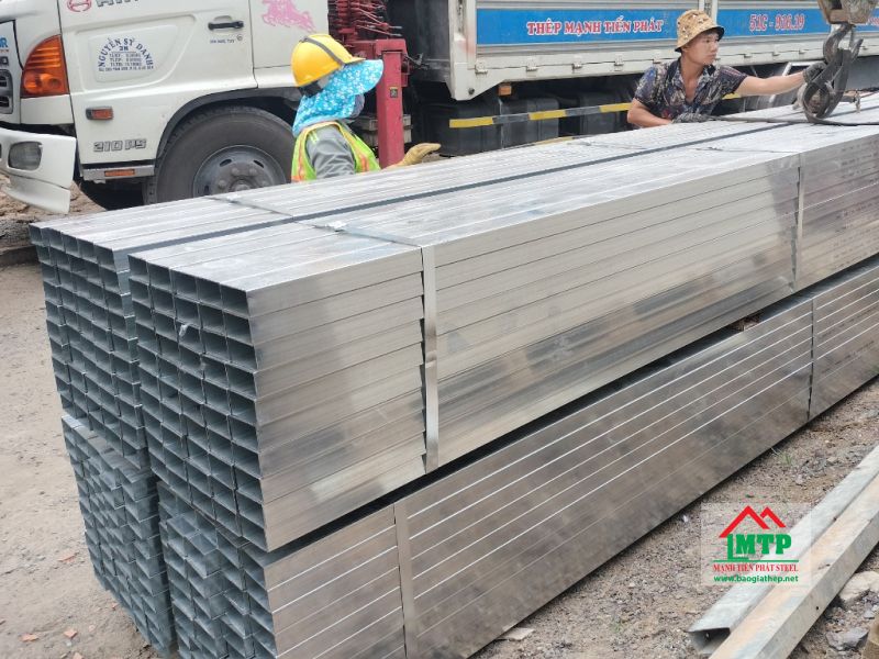 Thép hộp chữ nhật mạ kẽm