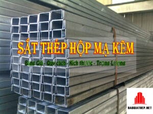 sắt thép hộp mã kẽm