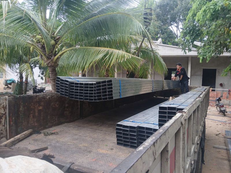 Cung cấp 300 cây thép hộp mạ kẽm Hòa Phát cho Đồn biên phòng Chí Linh, Bà Rịa Vũng Tàu