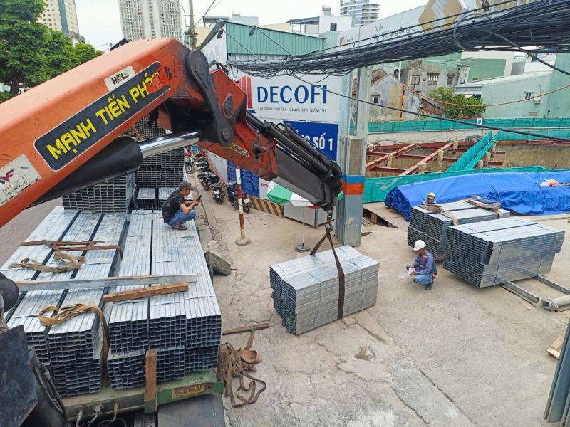 Cung cấp 10 tấn thép hộp mạ kẽm Nam Kim cho Công Trình Chung Cư Căn Hộ Hạng Sang Simona Height TP Quy Nhơn - BĐ