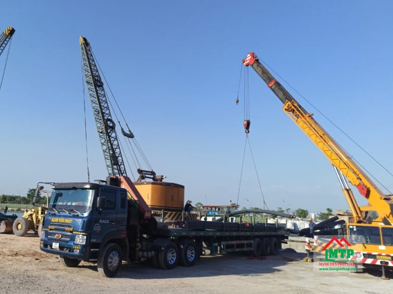 Cung cấp 40 tấn thép thanh vằn và thép cuộn Tung Ho cho công trình xây dựng khu du lịch ven Sông Lam - Nghệ An