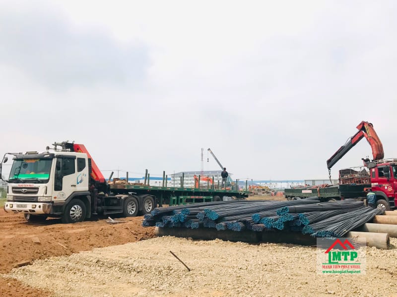 Cung cấp 20 tấn thép gân Việt Đức đến công trình xây dựng Chung cư SHP Plaza