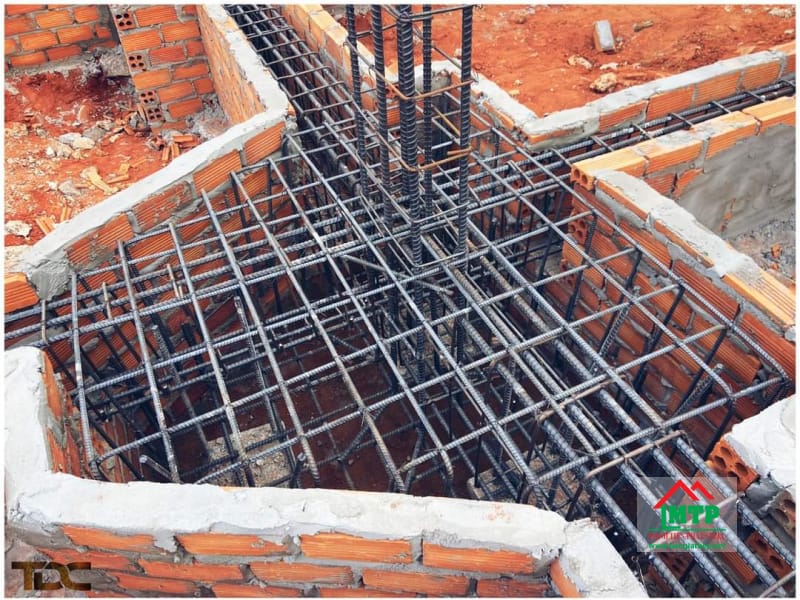 Kết cấu móng nhà làm từ thép Việt Mỹ