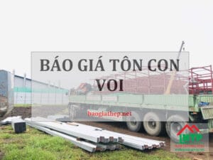 Báo giá tôn Con Voi