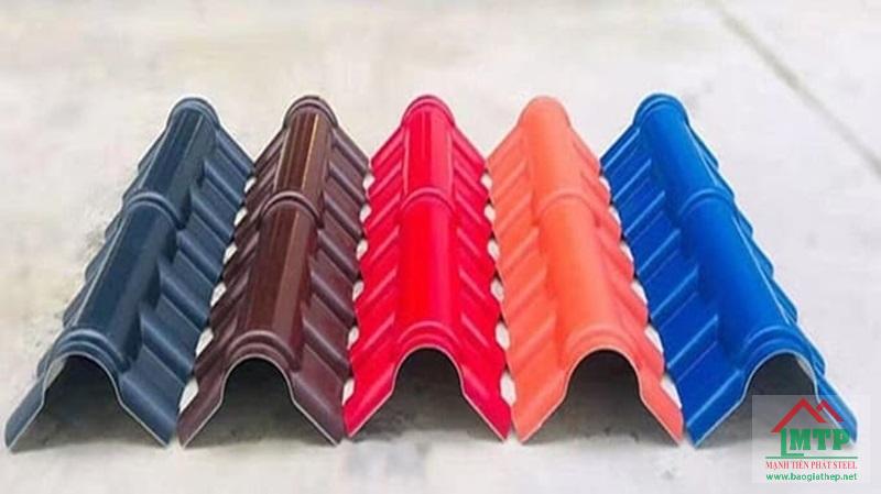 Các loại màu sắc úp nóc tôn thông dụng