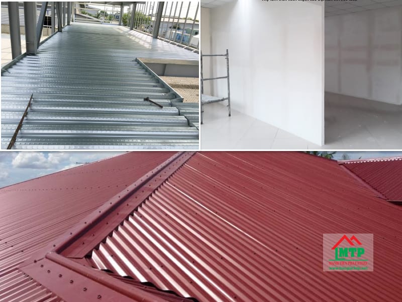 Tôn Trung Quốc ứng dụng đa dạng, làm sàn đổ bê tông, vách ngăn, lợp mái,...
