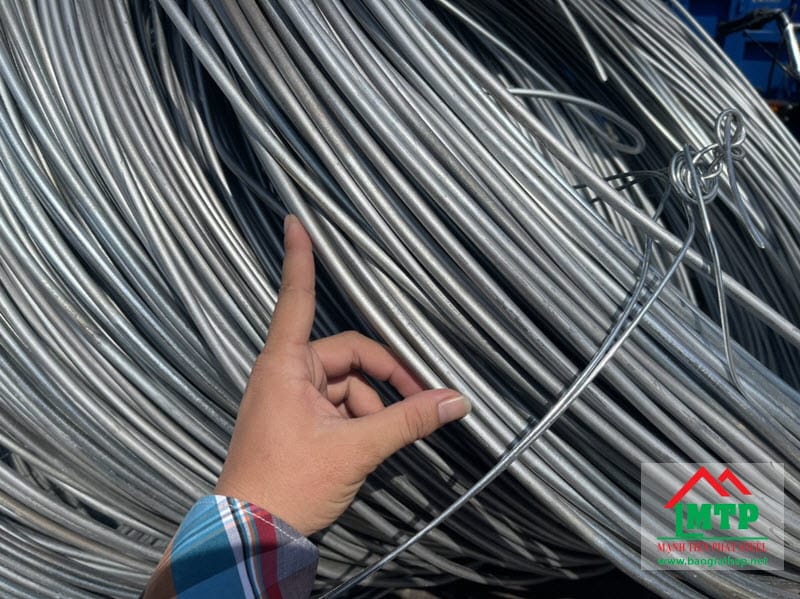 Thép cuộn Samina thường có kích thước phi 6, phi 8