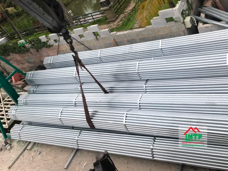 Cung cấp 300 ống thép mạ kẽm Ống Thép 190 cho nhà xưởng sản xuất giàn giáo tại Hóc Môn 