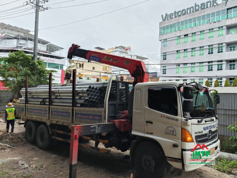 Cung cấp 200 cây thép ống mạ kẽm Việt Thành Long An cho dự án nhà phố tại Quận 9