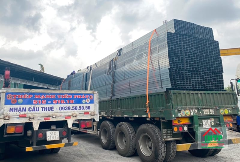 Cung cấp 1000 cây thép hộp mạ kẽm Nhật Quang đến công trình xây dựng chung cư tại Bình Phước