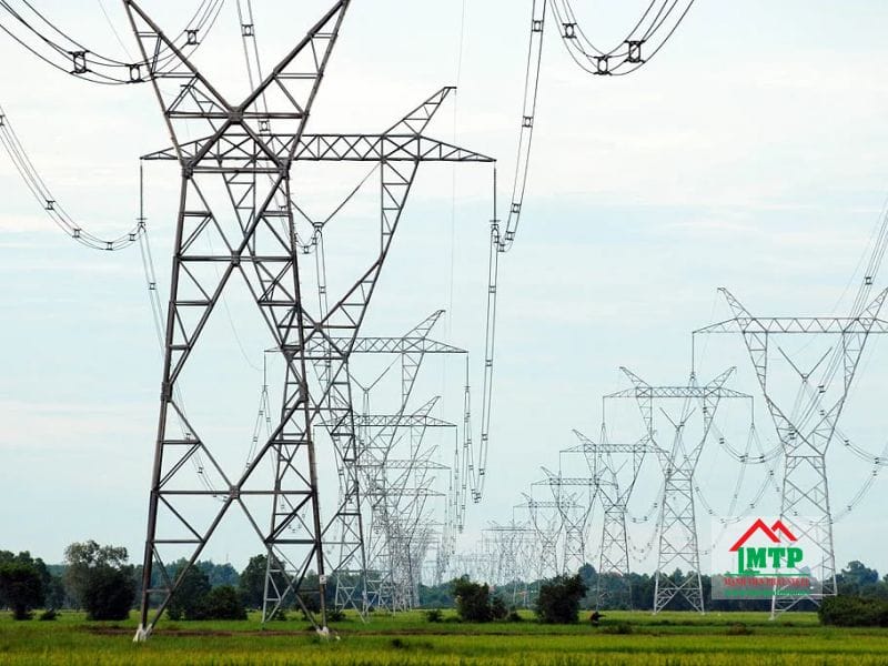 Thép hình V Việt Nhật ứng dụng làm cột điện cao thế