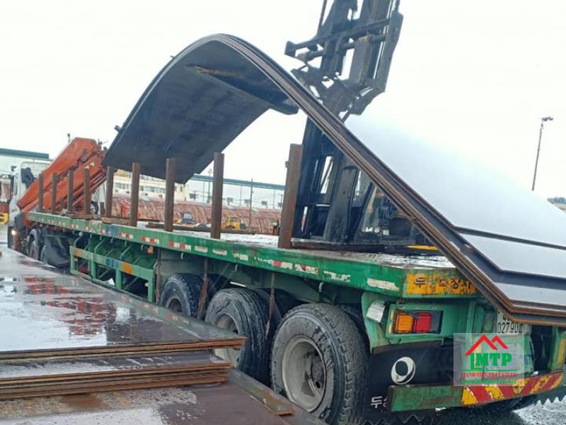 Cung cấp 300kg thép tấm Posco Vina SS400 cho xây dựng cầu vượt tại TP.HCM