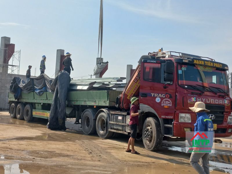 Cung cấp 2 tấn xà gồ Z Hòa Phát cho công ty TingGo Bình Định