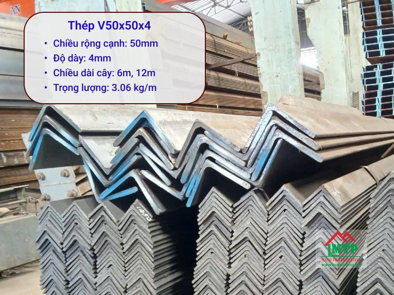 Quy cách thép V50x50x4