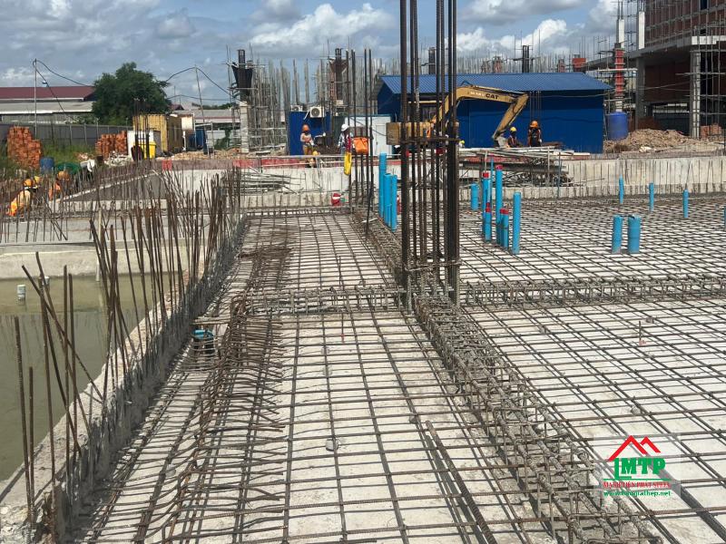 Sắt phi 18 được dùng để xây dựng trung tâm thương mại trung tâm thương mại quy mô từ 2.000 m² ở Long An