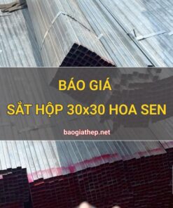 Giá sắt hộp 30x30 Hoa Sen mới nhất